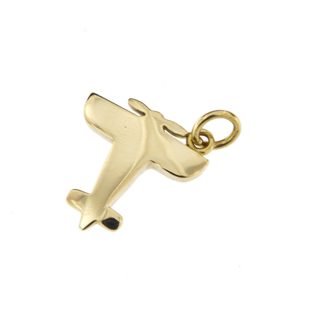 ciondolo Dodo aereo oro giallo