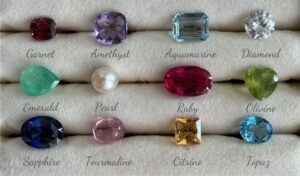 Foto blog inglese: pietre del mese - birthstones - stone of the month