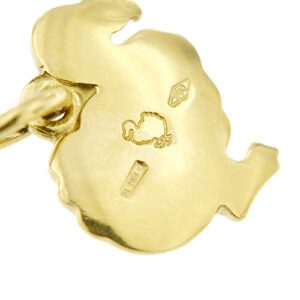 retro di ciondolo dodo DODO punzoni pomellato