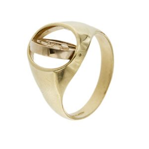 anello chevalier uomo in oro massoneria