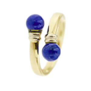 anello contrarie in due ori con lapis