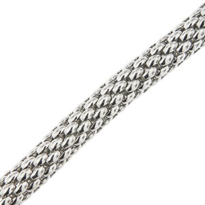 dettaglio maglia bracciale Fope oro bianco