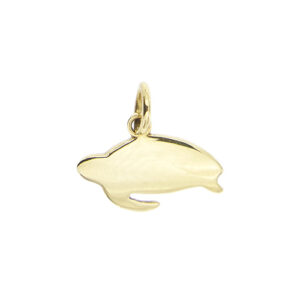 Ciondolo Dodo a forma di tartaruga marina, significato/messaggio: “INSIEME ANDREMO LONTANO”, in oro giallo 18kt. Brand: Dodo.