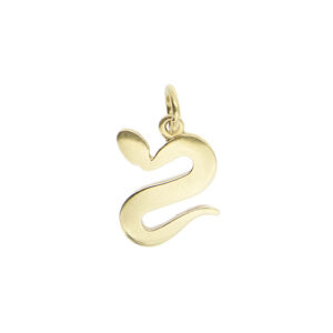 Ciondolo Dodo a forma di serpente, significato/messaggio: “TU MI TENTI”, in oro giallo 18kt. Brand: Dodo.